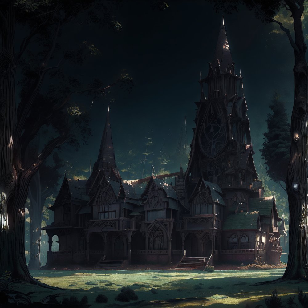 00131-1160262422-(masterpiece_1.2), best quality,fantasy,scenery, no humans, tree, letterboxed, outdoors, bare tree, grass, lantern, black border.jpg